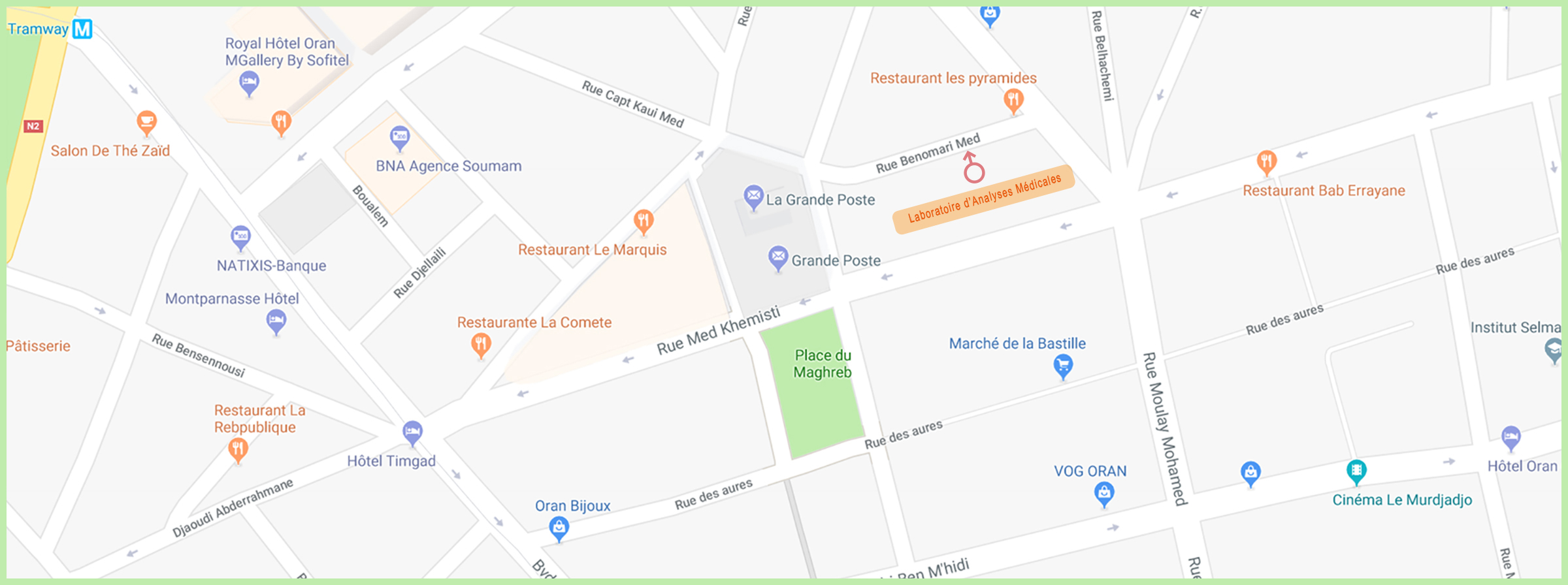 maps contact EHP Boukhatmi